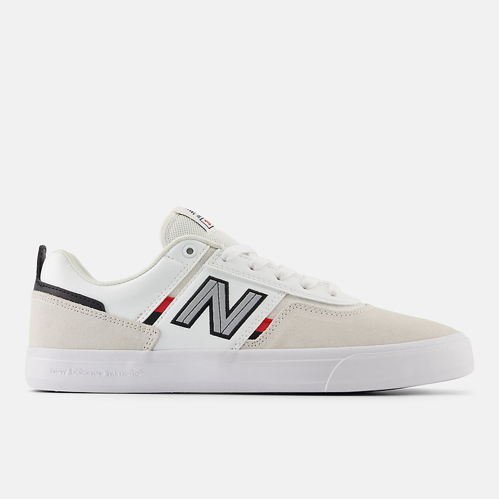 New Balance NB Numeric Jamie Foy 306 Shoes White with Red